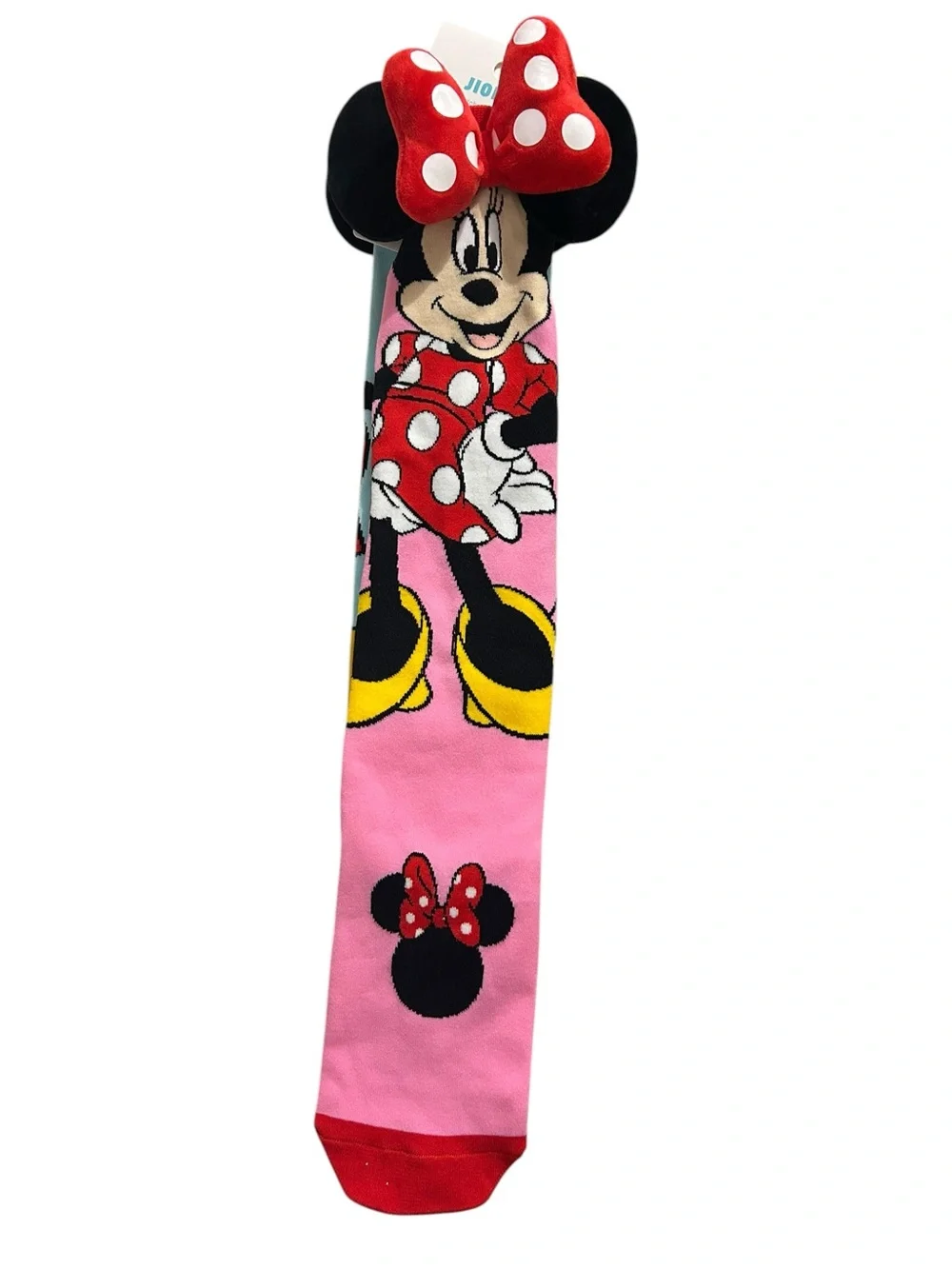 Disney Jioiwa Minnie Mouse 3D Socks Knee High One Size Fits Kids Adults OS